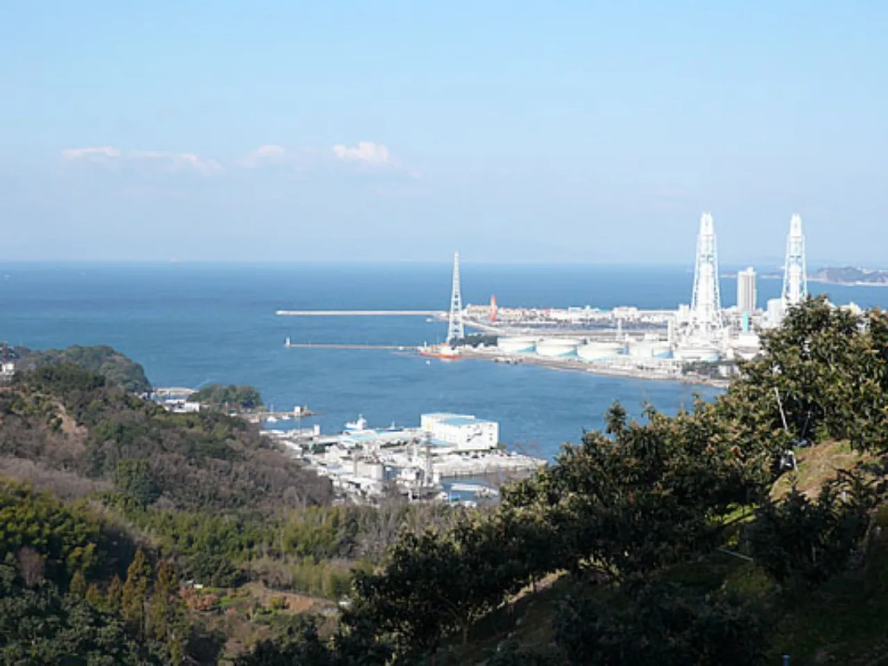 藤白峠からの海を一望